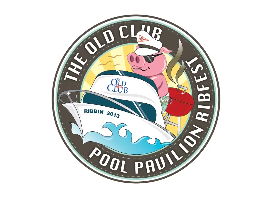 The Old Club, Pool Pavilion Ribfest – Logo Design