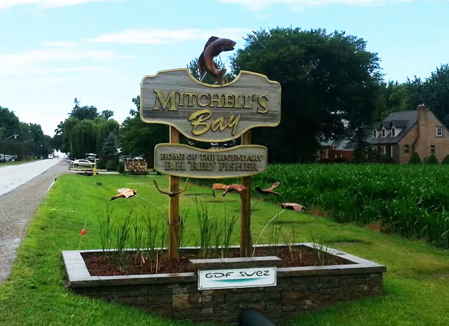 Custom Design Community Sign – Mitchell’s Bay