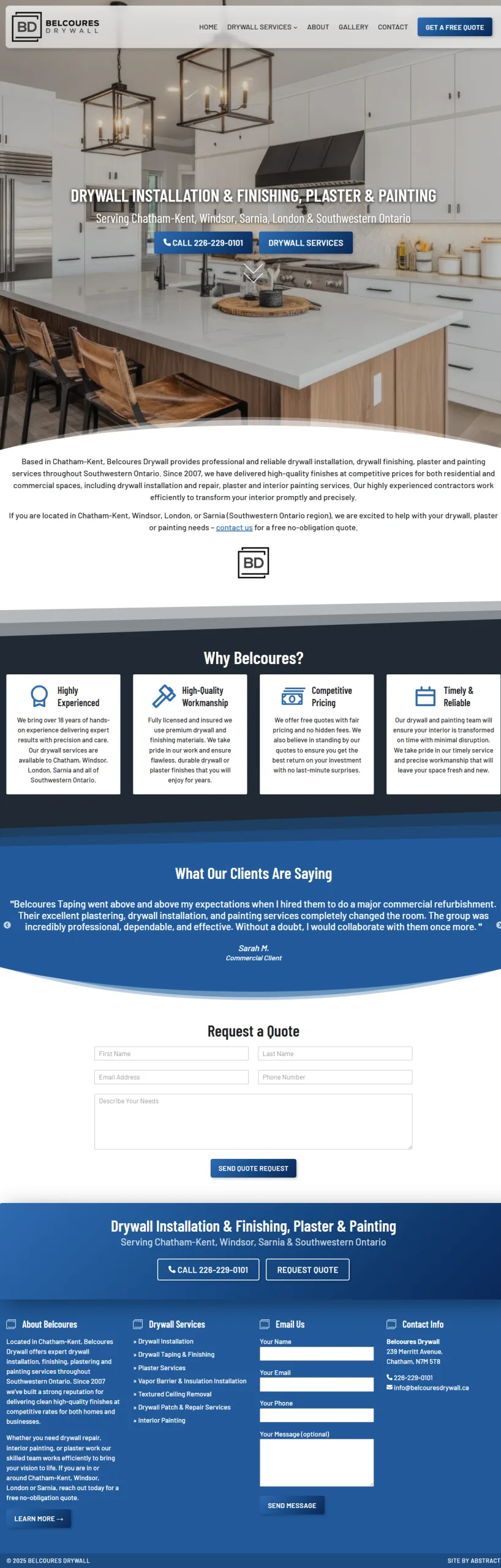 Belcouresdrywallchatham.ca