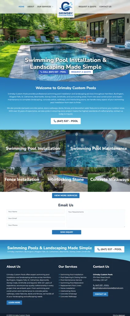 Grimsby Custom Pools