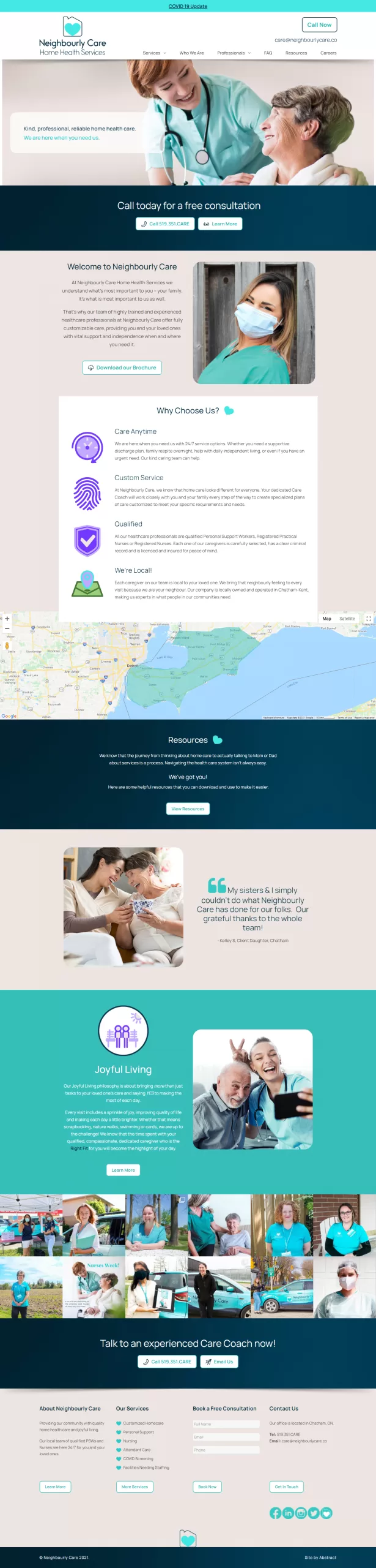 Neighbourly Care - Website Design