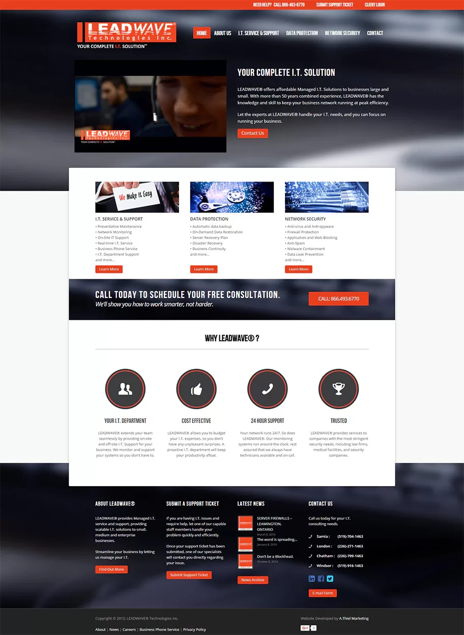 Leadwave - Website Design